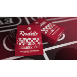Roulette (Red) Playing Cards by Mechanic Industries