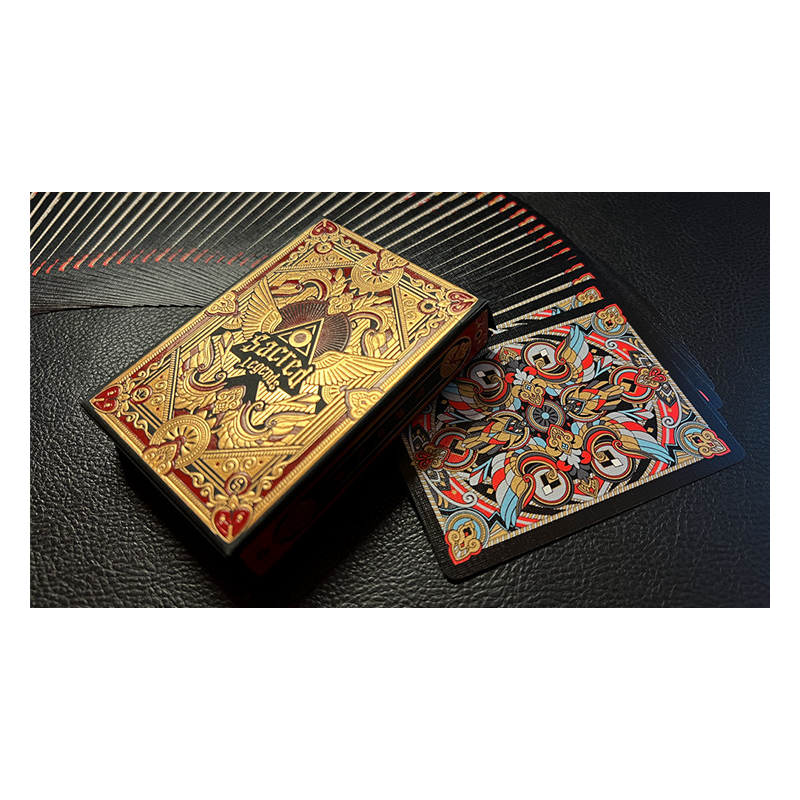 Sacred Legends Black Edition Playing Cards by HypieLab