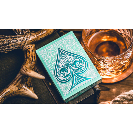 Sanctuary (Cyan) Playing Cards