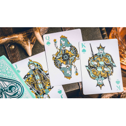 Sanctuary (Cyan) Playing Cards