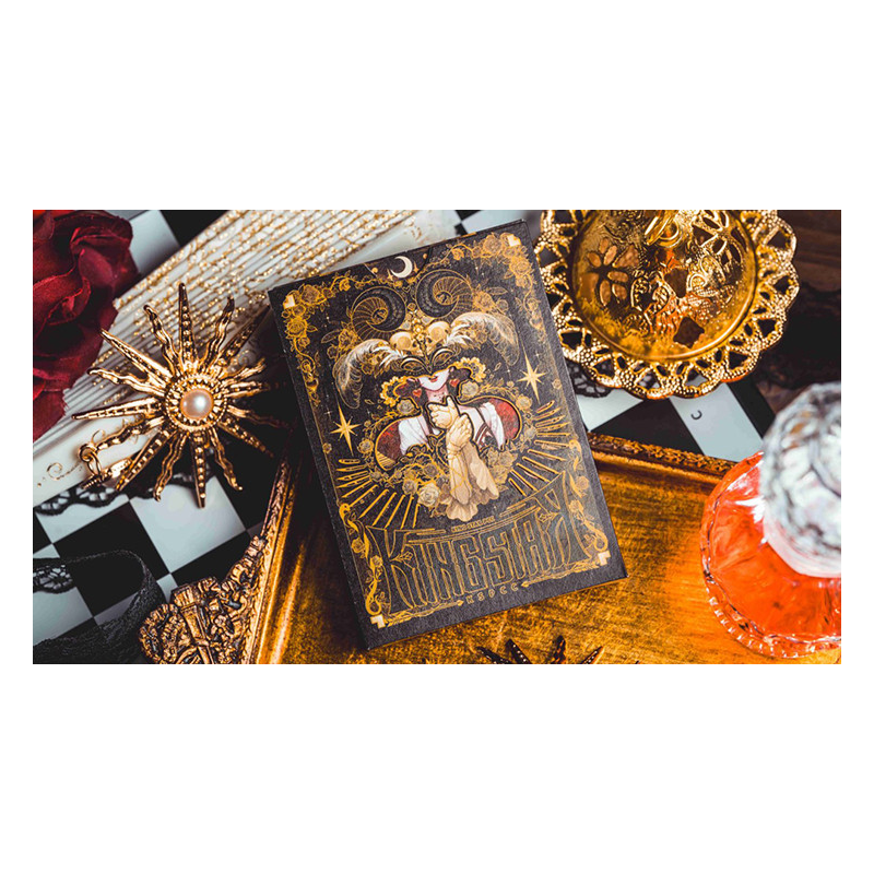 Silence V3 (Black) Playing Cards by KING STAR