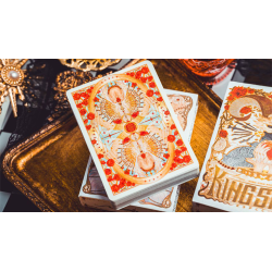 Silence V3 (White) Playing Cards by KING STAR