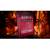 Sinis (Raspberry and Black) Playing Cards by Marc Ventosa
