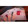 Sinis (Raspberry and Black) Playing Cards by Marc Ventosa