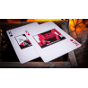 Sinis (Raspberry and Black) Playing Cards by Marc Ventosa