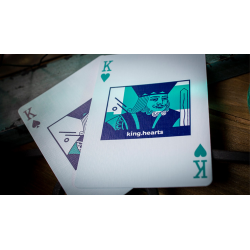 Sinis (Turquoise) Playing Cards by Marc Ventosa