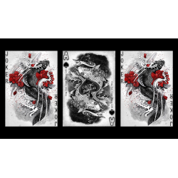 Silver Dragon (Standard Edition) Playing Cards by Craig Maidment