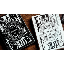 Smoke and Mirror (Smoke-White) Deluxe Limited Edition Playing Cards by Dan and Dave