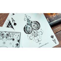 Smoke and Mirror (Smoke-White) Deluxe Limited Edition Playing Cards by Dan and Dave