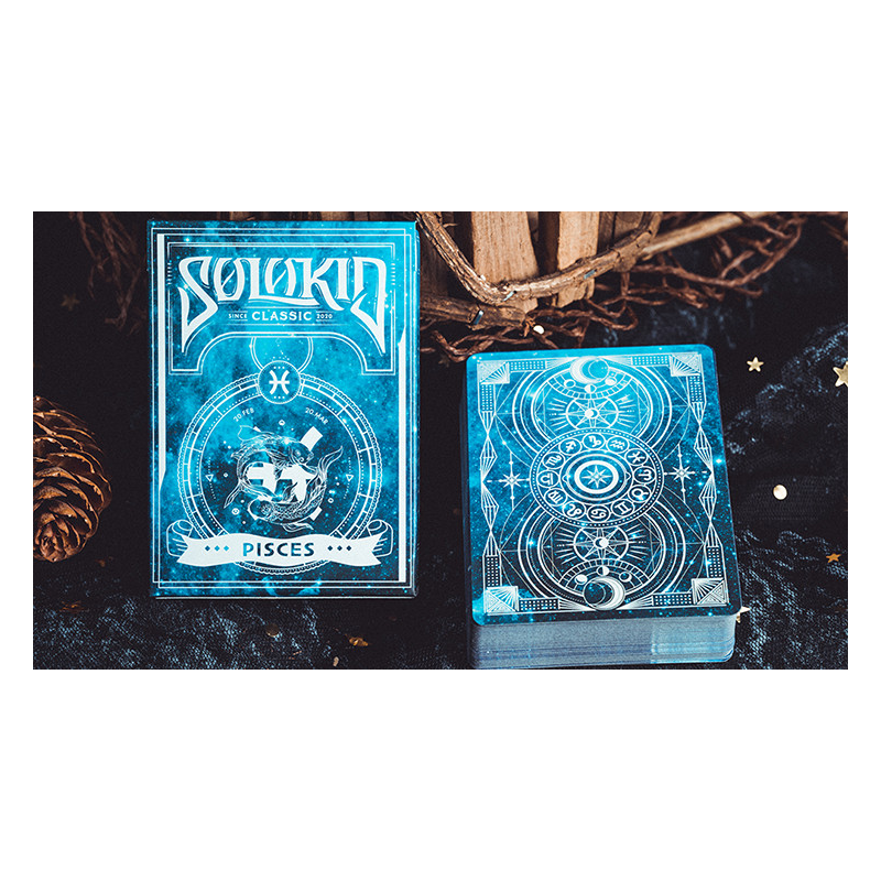 Solokid Constellation Series v2 (Pisces) Playing Cards by Solokid Playing Card Co.