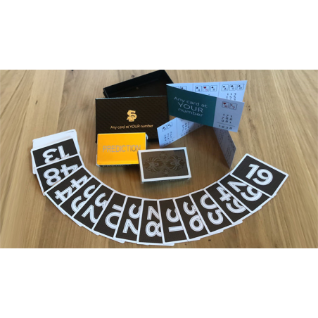Any Card at Your Number (Gimmicks and Online Instructions) by Leo Smetsers - Trick