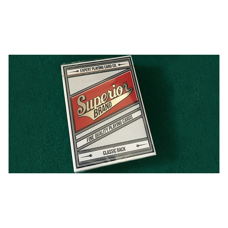 Superior Invisible (Red) Playing Cards by Expert Playing Card Co