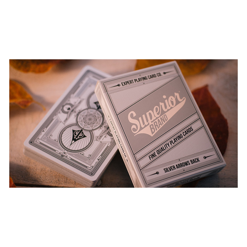 Superior Silver Arrow Playing Cards by Expert Playing Card Co