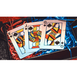 Limited Holographic Edition Surprise Deck V5 (Red) Playing cards by Bacon Playing Card Company