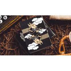 The Dragon (Black Gilded) Playing Cards