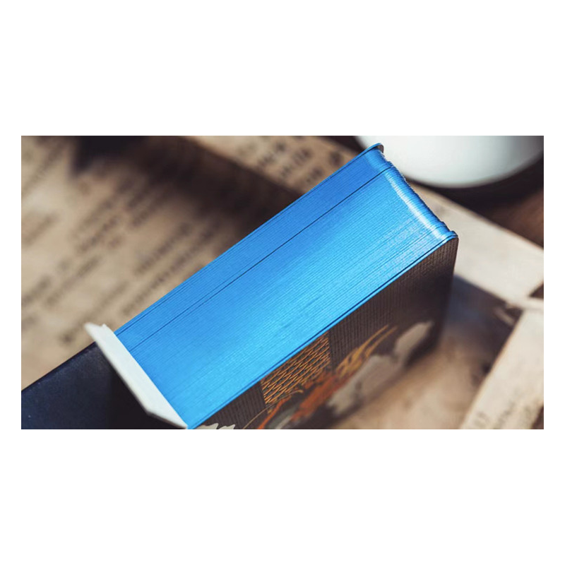 The Dragon (Blue Gilded) Playing Cards