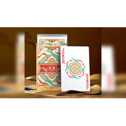 Three Rabbits with Ears Playing Cards