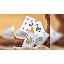 Three Rabbits with Ears Playing Cards