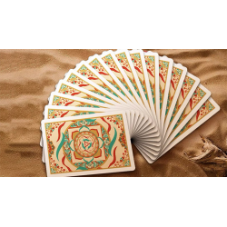 Three Rabbits with Ears Playing Cards