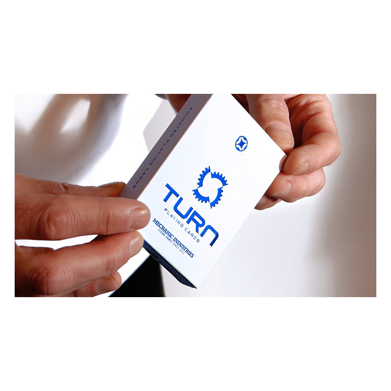 TURN (Blue) Playing Cards by Mechanic Industries - Trick