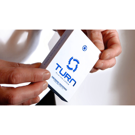 TURN (Blue) Playing Cards by Mechanic Industries - Trick