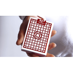 TURN (Red) Playing Cards by Mechanic Industries - Trick