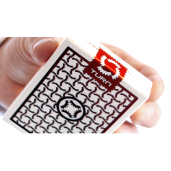TURN (Red) Playing Cards by Mechanic Industries - Trick