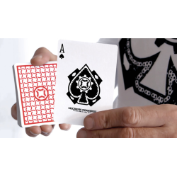 TURN (Red) Playing Cards by Mechanic Industries - Trick