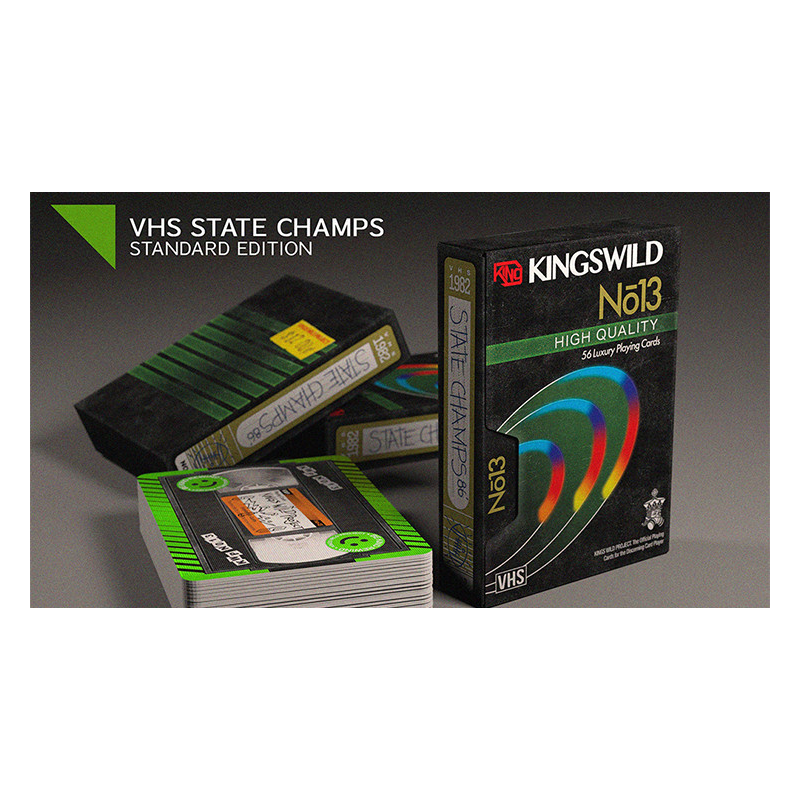 1982 VHS-State Champs Playing Cards by Kings Wild Project