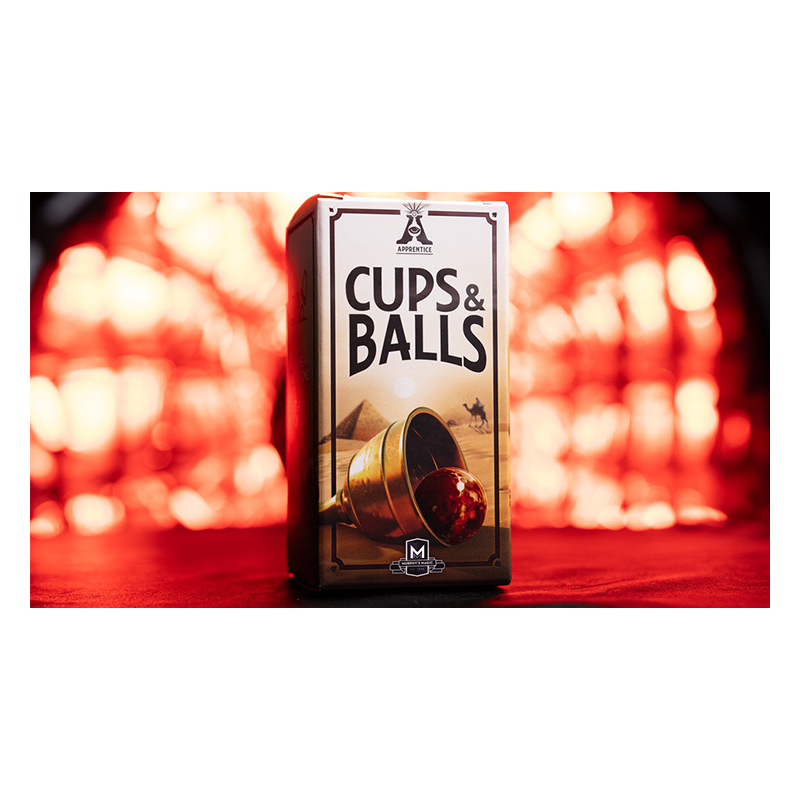 CUPS AND BALLS (Gimmicks and Instructions) by Apprentice Magic - Trick