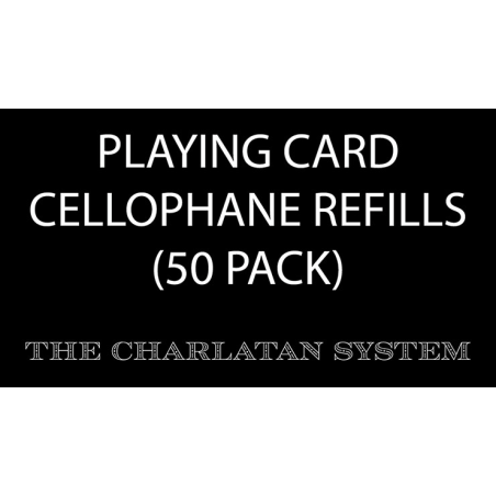 Playing Card Cellophane Refills (50 Units)