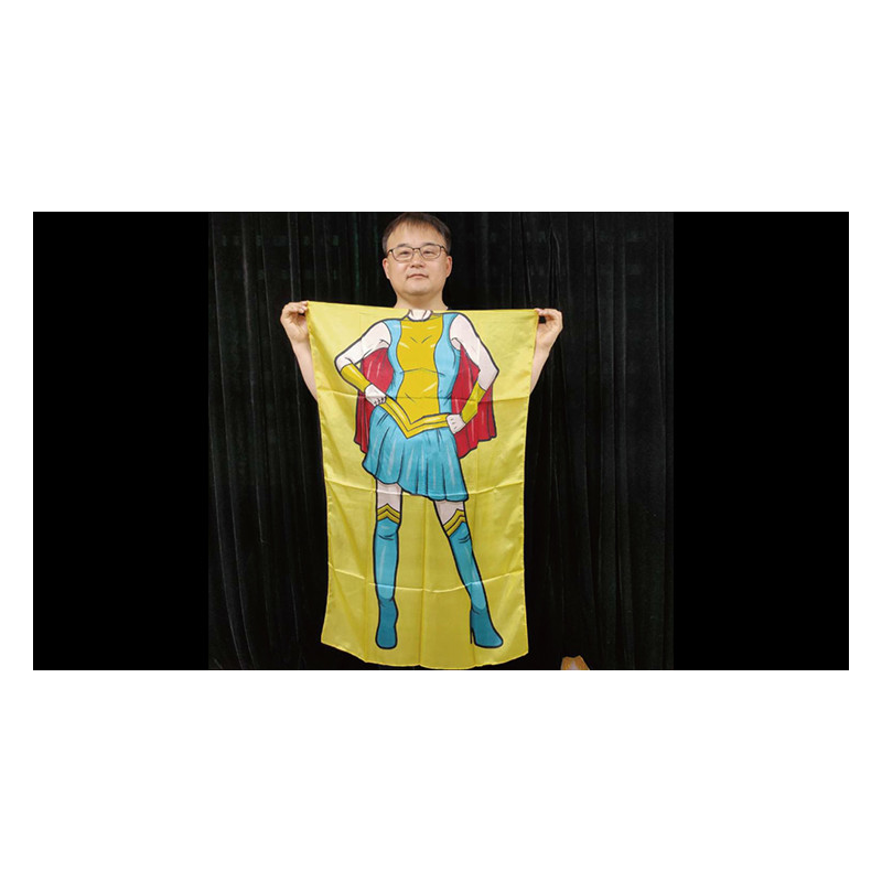 Character Silk (Super Girl) 35 X 43 by JL Magic - Trick