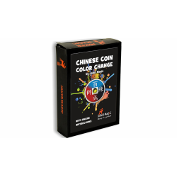 Chinese Coin Color Change (Gimmicks and Online Instructions) by Joker Magic - Trick