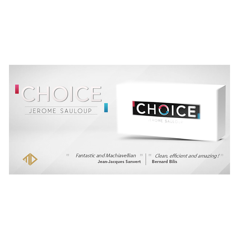 Choice (Gimmicks and Online Instructions) by Jerome Sauloup and Magic Dream - Trick