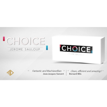 Choice (Gimmicks and Online Instructions) by Jerome Sauloup and Magic Dream - Trick