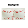 Chop Cup Balls Large White Leather (Set of 2) by Leo Smetsers - Trick