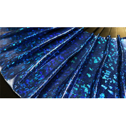 Appearing SnowStorming Fan V2 (Blue Hologram) by Victor Voitko (Gimmick and Online Instructions) - Trick