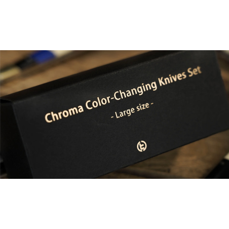 Chroma Color-Changing Knives Set (Large Size) by TCC Magic