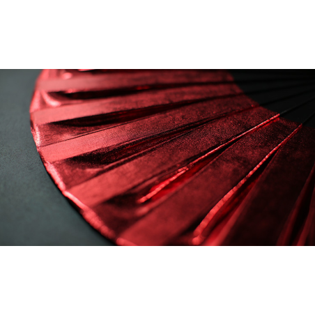 Appearing SnowStorming Fan V2 (Liquid Red) by Victor Voitko (Gimmick and Online Instructions) - Trick
