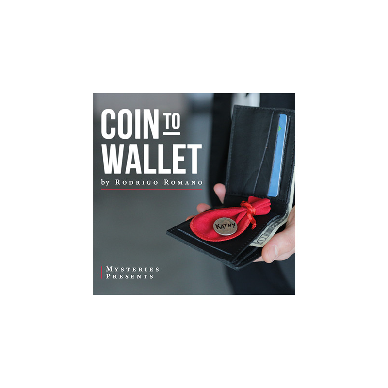 Coin to Wallet (Gimmicks and Online Instructions) by Rodrigo Romano and Mysteries - Trick