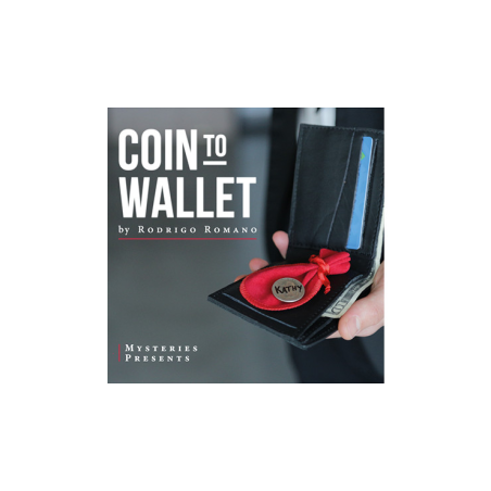Coin to Wallet (Gimmicks and Online Instructions) by Rodrigo Romano and Mysteries - Trick