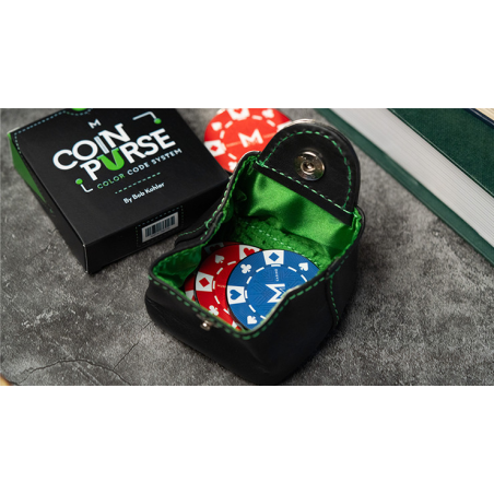 COLOR CODE COIN PURSE GREEN by Bob Kohler - Trick