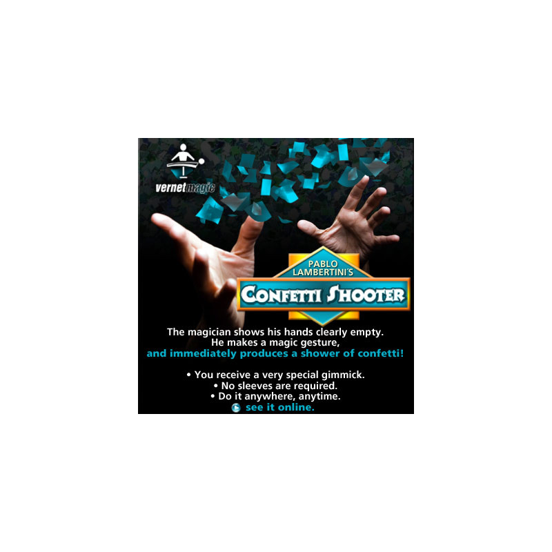 Confetti Shooter by Vernet Magic - Trick