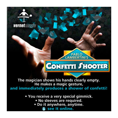 Confetti Shooter by Vernet Magic - Trick