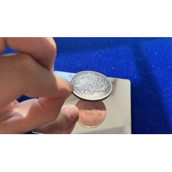 Copper Replica Morgan Double Face Coin by N2G - Trick