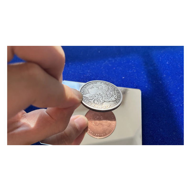 Copper Replica Morgan Double Face Coin by N2G - Trick