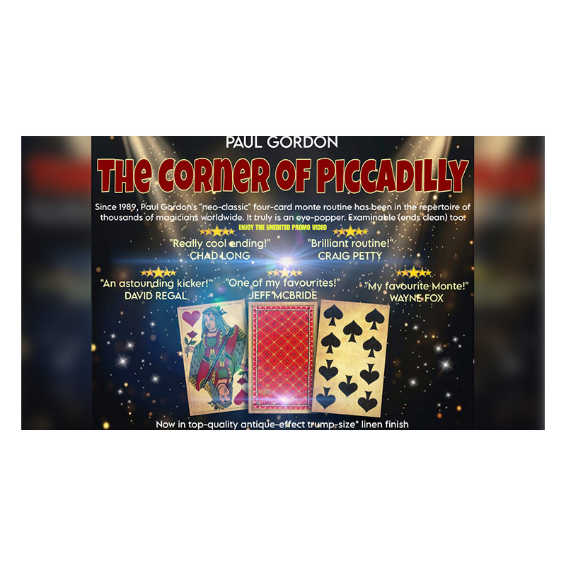 The Corner of Piccadilly (Limited Edition Trump Size Antique) by Paul Gordon