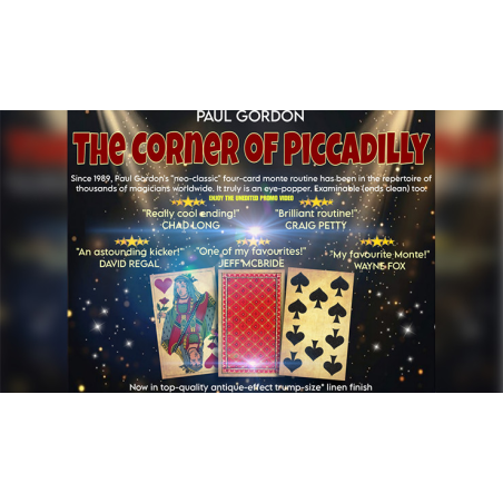 The Corner of Piccadilly (Limited Edition Trump Size Antique) by Paul Gordon