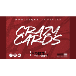 Crazy Cards (Gimmicks and Online Instructions) by Dominique Duvivier - Trick